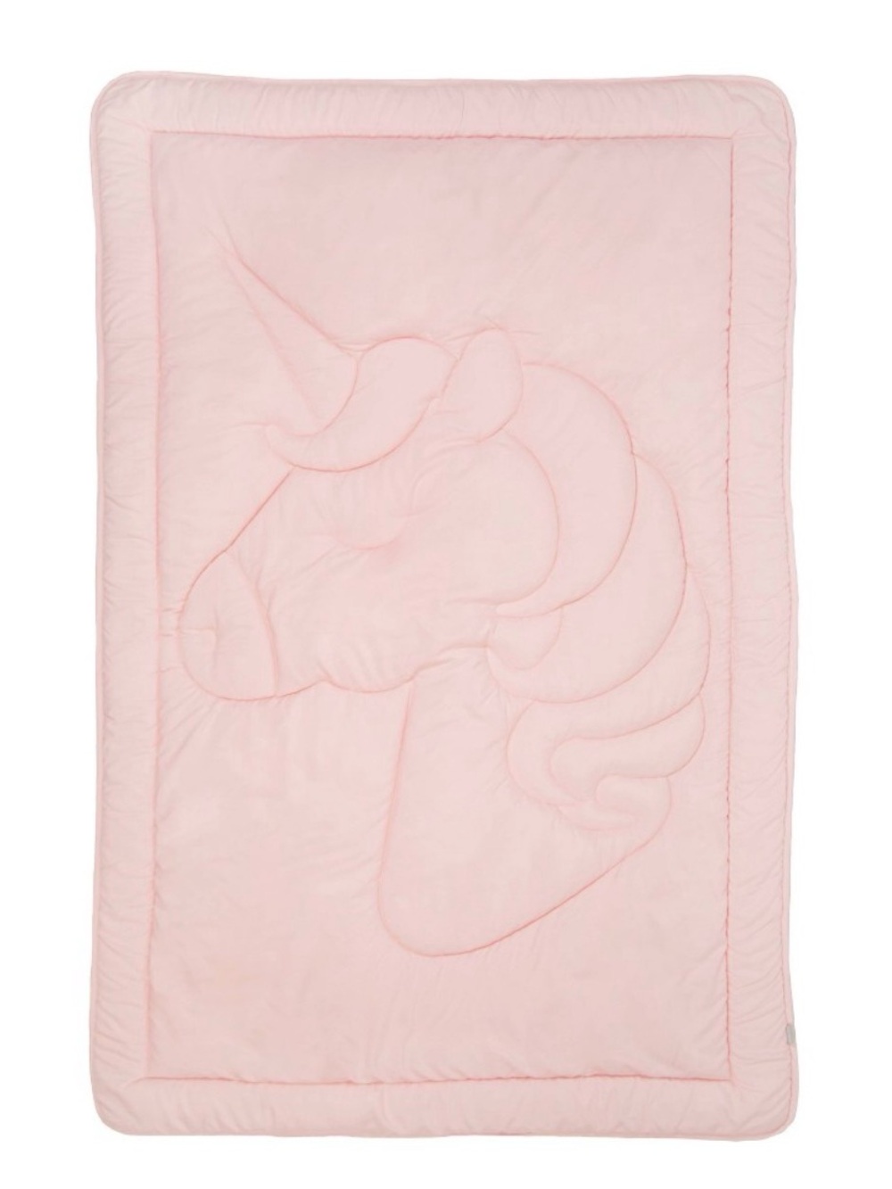 Soft Pink Unicorn Quilted Baby comforter